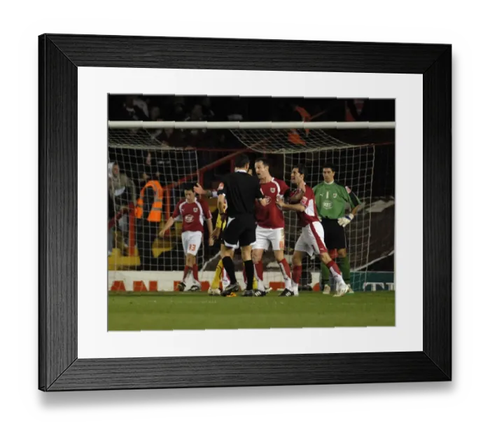 Framed Print : Penalty Awarded Framed Print : Penalty Awarded