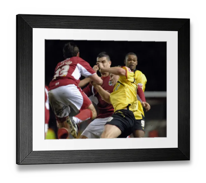 Framed Print : Lee Johnson Fouled Framed Print : Lee Johnson Fouled