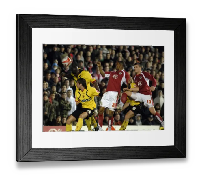 Framed Print : Bristol City vs. Watford: 07-08 Season Showdown (Bristol City V Watford) Framed Print : Bristol City vs. Watford: 07-08 Season Showdown (Bristol City V Watford)