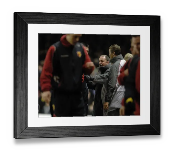 Framed Print : Gary Johnson in Action: Bristol City vs. Watford