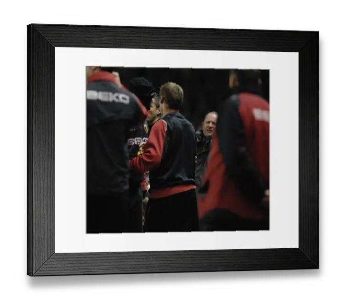 Framed Print : Gary Johnson in Action: Bristol City vs. Watford