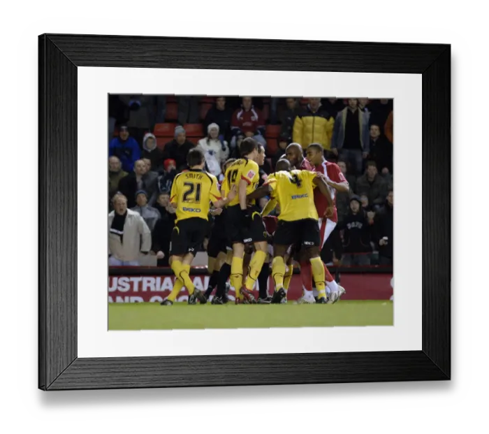 Framed Print : Bristol City vs. Watford: A Football Rivalry from the 07-08 Season Framed Print : Bristol City vs. Watford: A Football Rivalry from the 07-08 Season