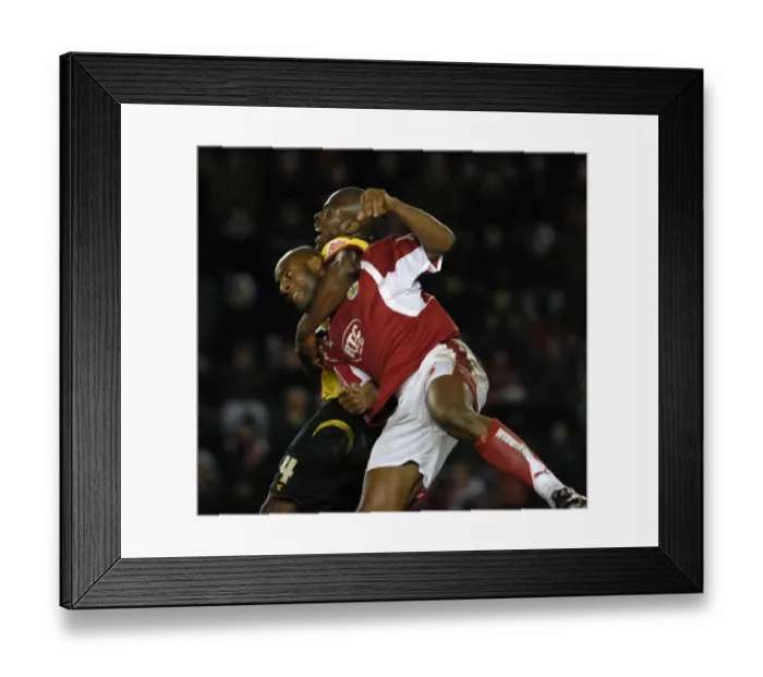 Framed Print : Dele Adebola Danny Shittu