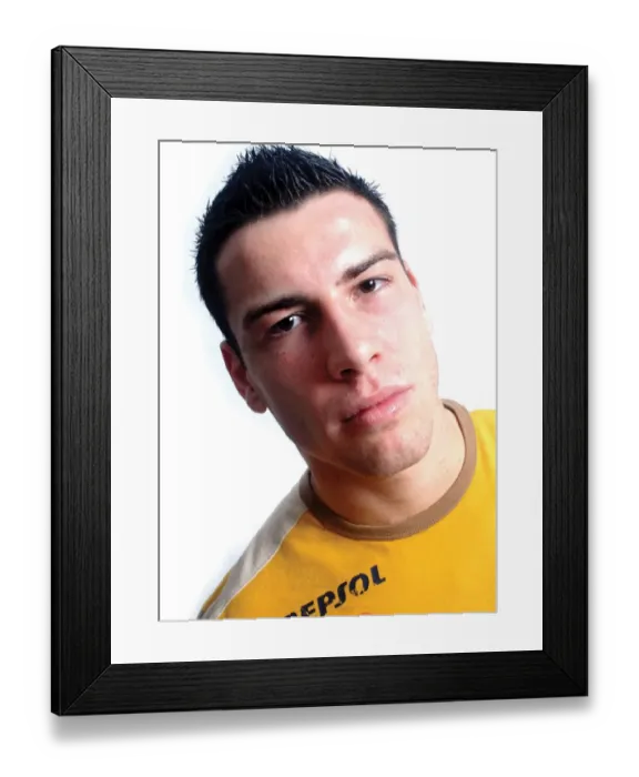 Framed Print : Portrait of Defender Tamas Vasko, Bristol City FC Framed Print : Portrait of Defender Tamas Vasko, Bristol City FC