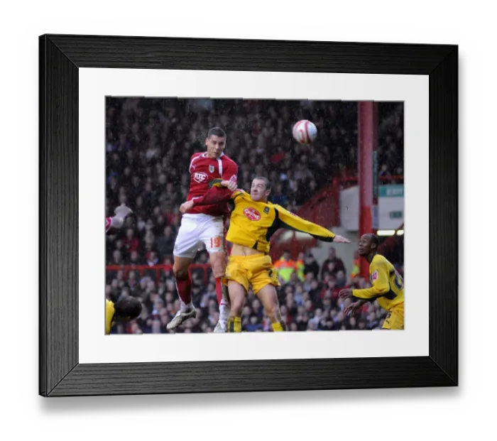 Framed Print : The Epic Football Rivalry: Bristol City vs Plymouth Argyle - A Clash of Passion and Pride