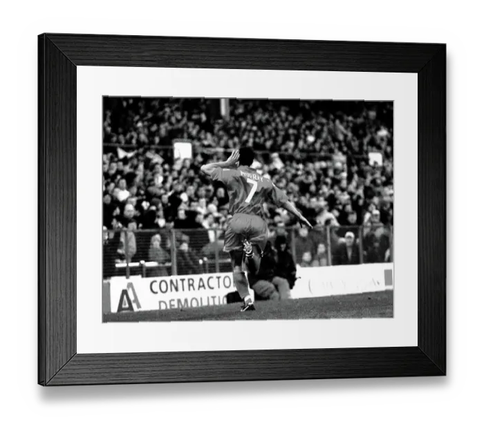 Framed Print : Scott Murray Celebration At Cardiff