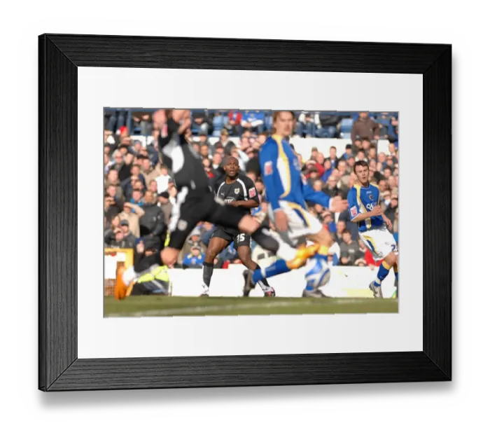 Framed Print : Dele Adebola in Action: Cardiff City vs. Bristol City Framed Print : Dele Adebola in Action: Cardiff City vs. Bristol City