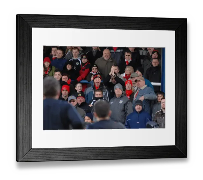 Framed Print : Passionate Bristol City Fans Unite Before the Big Game Against Cardiff City Framed Print : Passionate Bristol City Fans Unite Before the Big Game Against Cardiff City