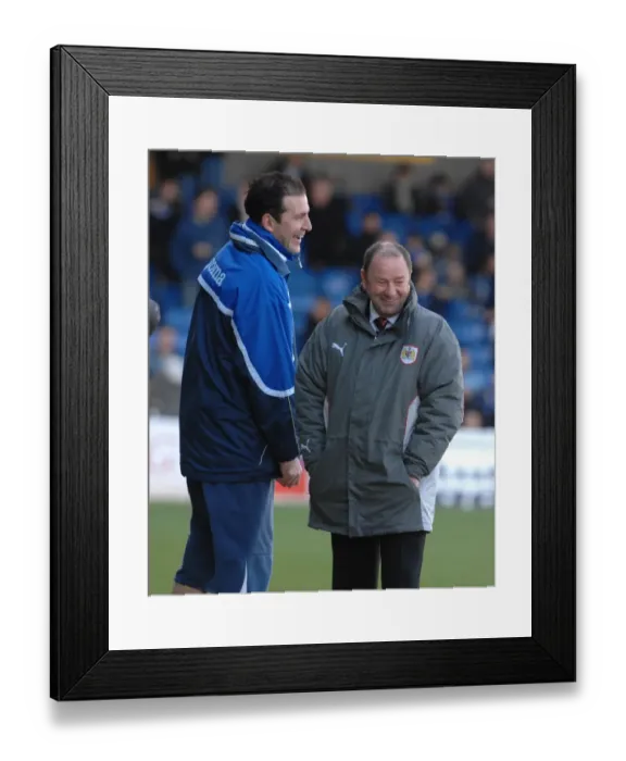 Framed Print : Gary Johnson Leading the Charge: Cardiff City vs. Bristol City