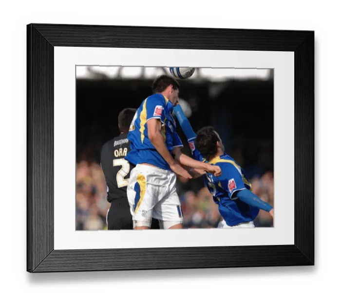 Framed Print : Bradleyt Orr jumps with Cardiff