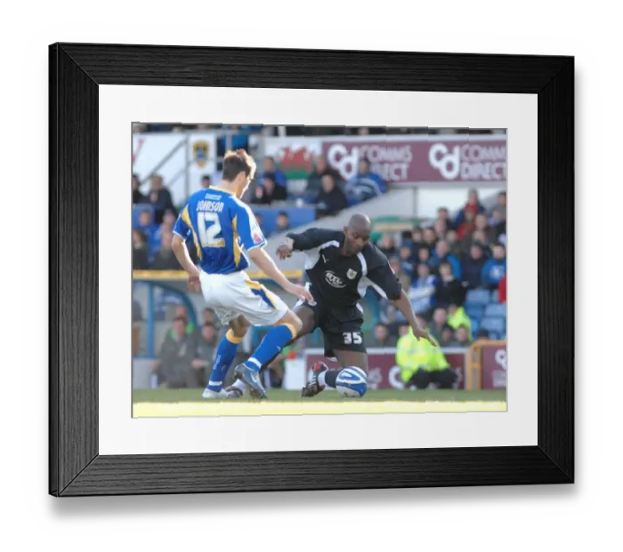 Framed Print : Dele Adebola in Action: Cardiff City vs. Bristol City Framed Print : Dele Adebola in Action: Cardiff City vs. Bristol City