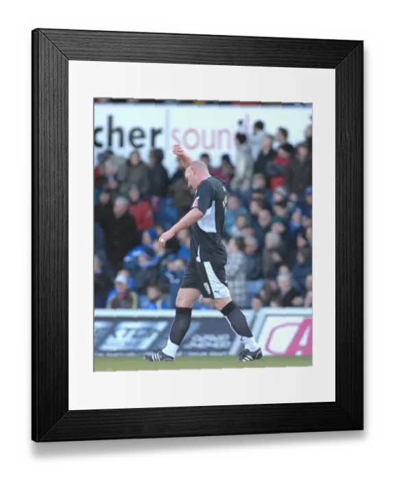 Framed Print : Steve Brooker in Action: Cardiff City vs. Bristol City Framed Print : Steve Brooker in Action: Cardiff City vs. Bristol City