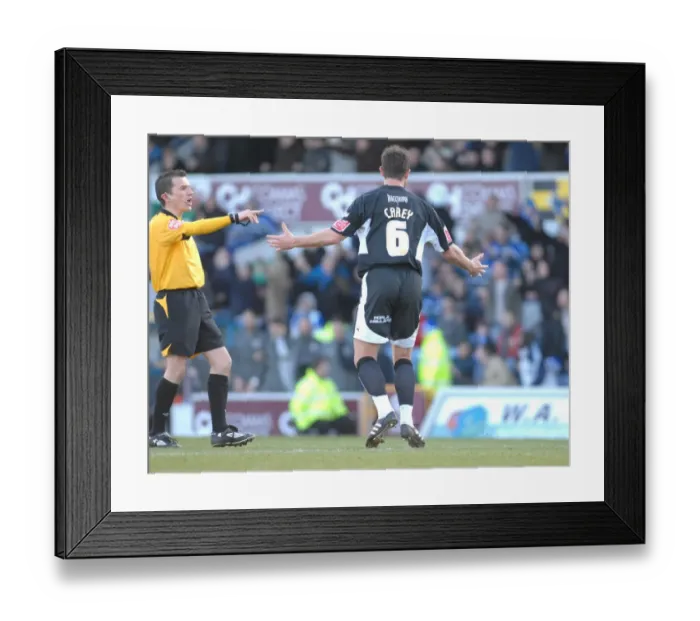 Framed Print : Louis Carey in Action: Cardiff City vs. Bristol City