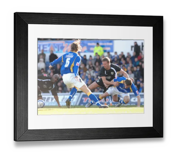 Framed Print : Lee Trundle's Intense Rivalry: The Epic Duel Between Cardiff City and Bristol City