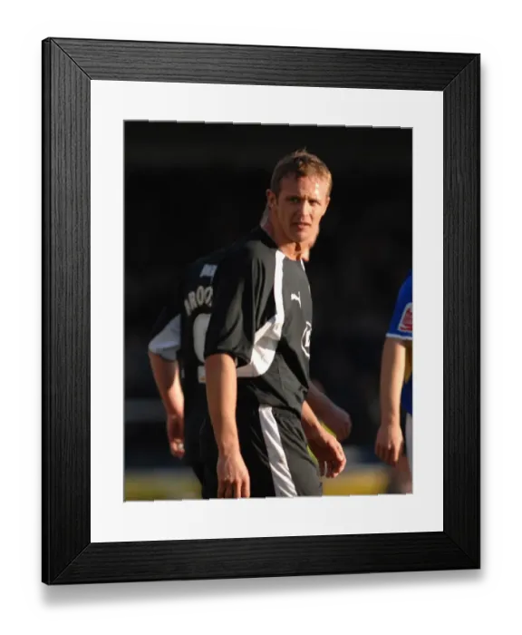 Framed Print : Intense Rivalry: Lee Trundle's Battle - Cardiff City vs. Bristol City