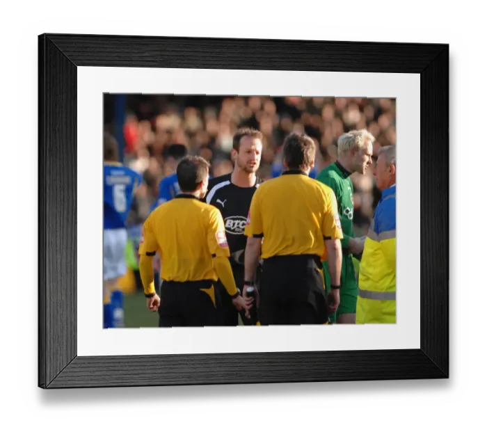 Framed Print : Louis Carey in Action: Cardiff City vs. Bristol City - Football Rivalry