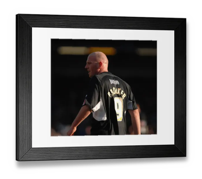 Framed Print : Brooker in Action: The Intense Rivalry Between Cardiff City and Bristol City Framed Print : Brooker in Action: The Intense Rivalry Between Cardiff City and Bristol City