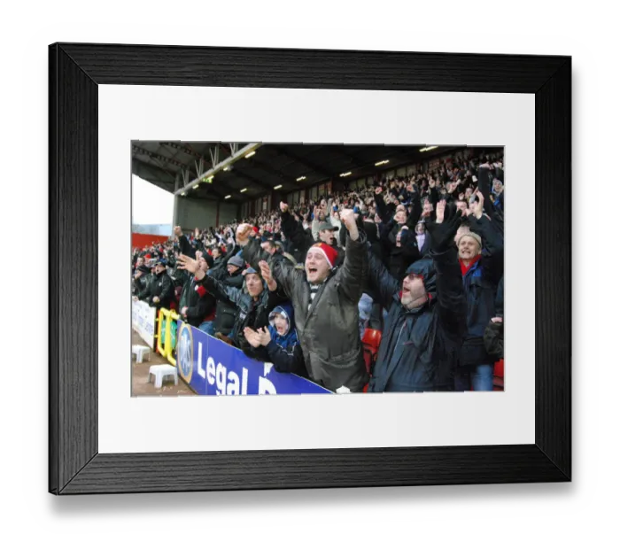 Framed Print : A Sea of Passionate Unity: Bristol City Football Club Fans Framed Print : A Sea of Passionate Unity: Bristol City Football Club Fans