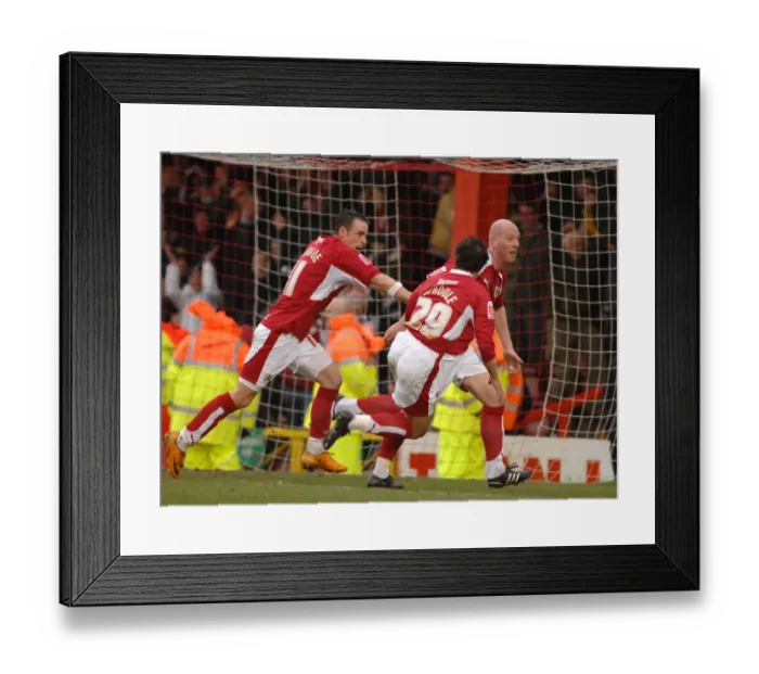 Framed Print : Steve Brooker's Thrilling Celebration: A Glorious Moment in Bristol City FC History vs. Norwich City Framed Print : Steve Brooker's Thrilling Celebration: A Glorious Moment in Bristol City FC History vs. Norwich City