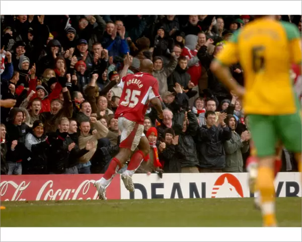 Dele Adebola's Euphoric Moment: Celebrating a Goal for Bristol City Against Norwich City