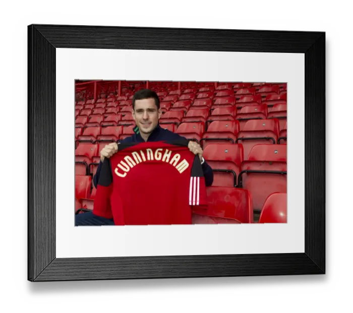 Framed Print : Bristol City Welcomes New Signing Greg Cunningham at Ashton Gate Framed Print : Bristol City Welcomes New Signing Greg Cunningham at Ashton Gate