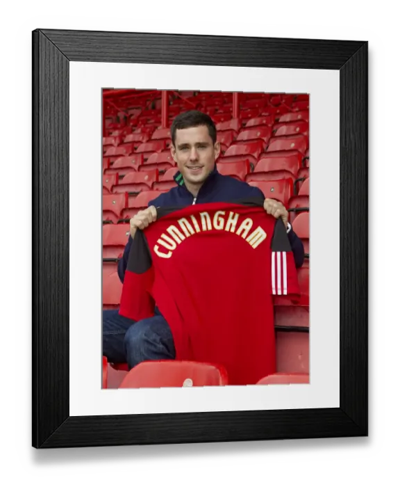 Framed Print : Bristol City FC Welcomes New Signing Greg Cunningham Ahead of Pre-Season Training