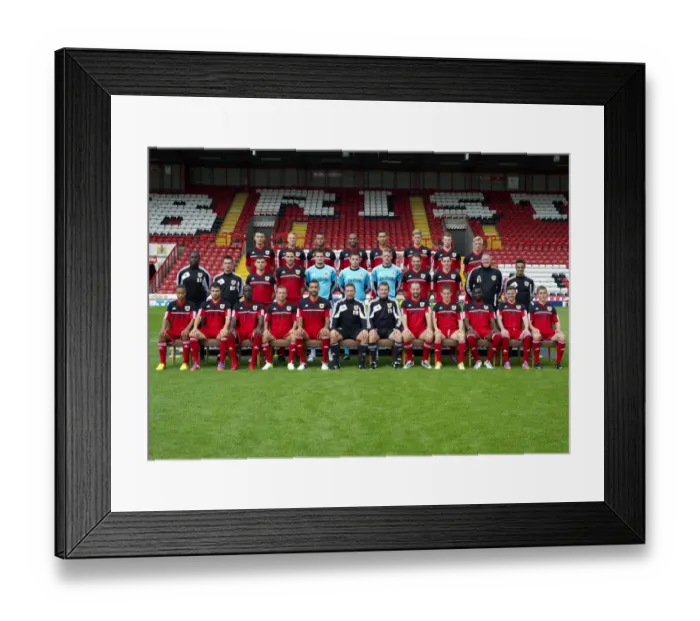 Framed Print : Bristol City FC 2012-2013 Squad: United at Ashton Gate - Pre-Season Team Photo