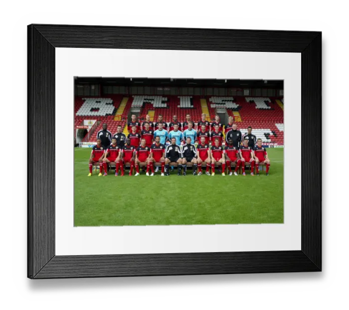 Framed Print : Bristol City FC 2012-2013 Squad: United at Ashton Gate - Pre-Season Team Photo