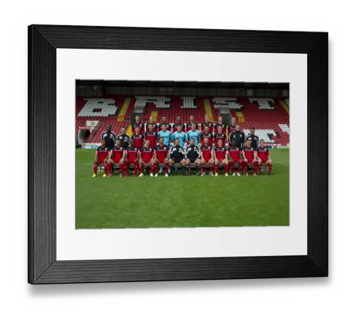 Framed Print : Bristol City FC 2012-2013 Squad: Pre-Season Team Photo at Ashton Gate