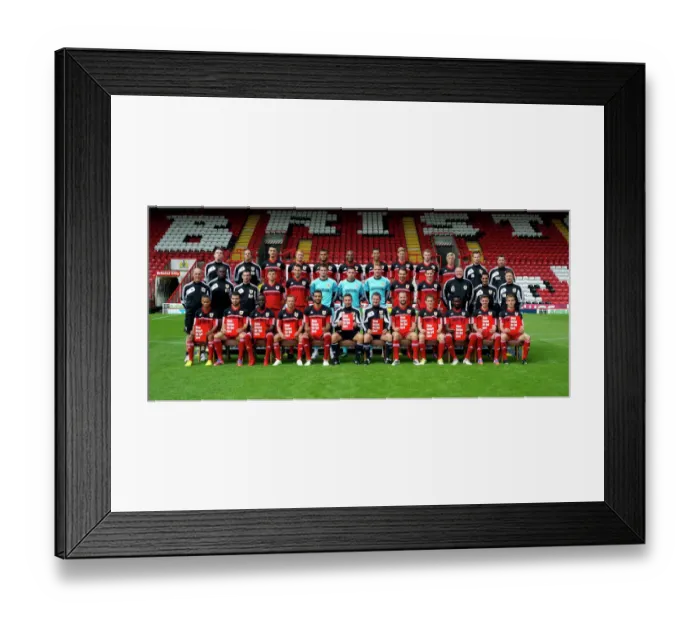 Framed Print : Bristol City Team Photo 090812