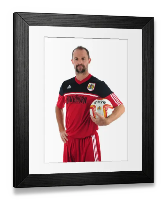 Framed Print : Intense Focus: Louis Carey of Bristol City FC at Ashton Gate Stadium Framed Print : Intense Focus: Louis Carey of Bristol City FC at Ashton Gate Stadium