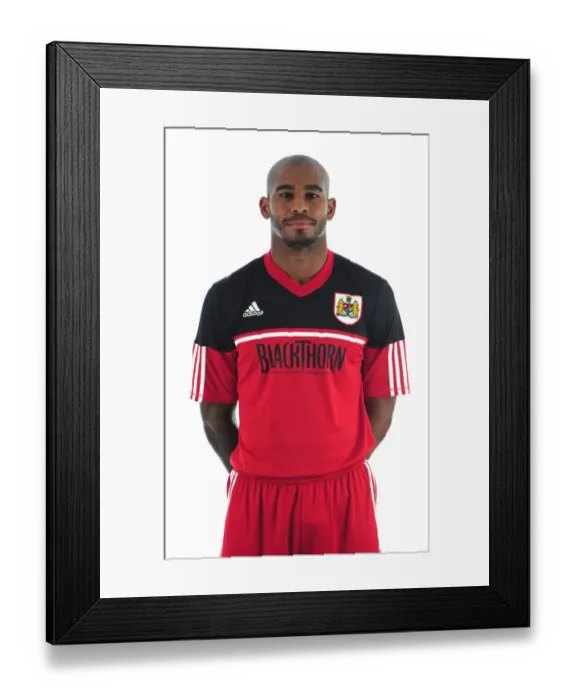 Framed Print : Bristol City Head Shot 100812