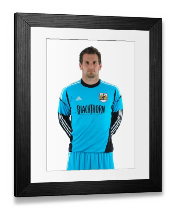 Framed Print : Bristol City FC: Head Shot of Goalkeeper Tom Heaton at Ashton Gate Stadium Framed Print : Bristol City FC: Head Shot of Goalkeeper Tom Heaton at Ashton Gate Stadium