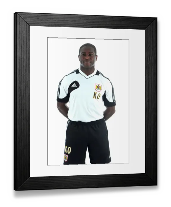 Framed Print : Bristol City Football Club: Sports Scientist Kunle Odetoyinbo in Focus