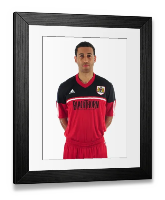 Framed Print : Focused Captain Liam Fontaine at Ashton Gate Stadium - Pre-Season Football Image Framed Print : Focused Captain Liam Fontaine at Ashton Gate Stadium - Pre-Season Football Image
