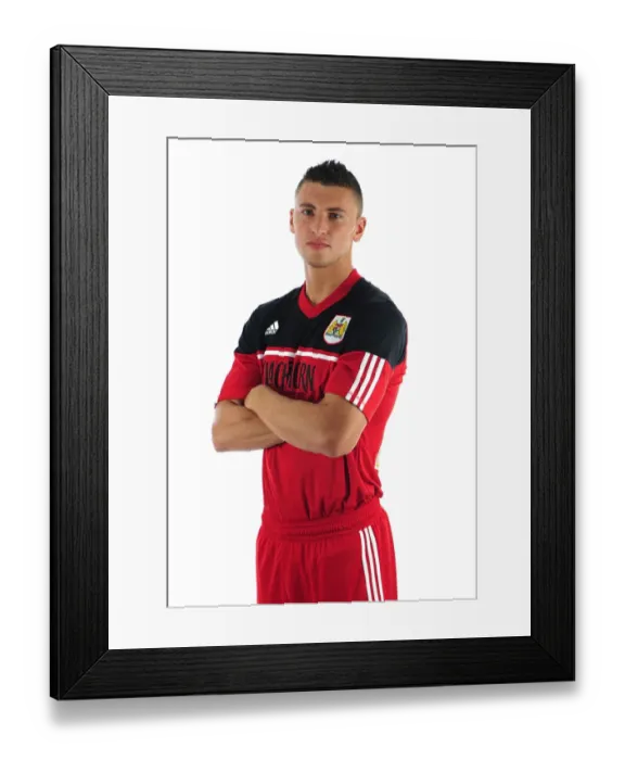 Framed Print : Bristol City Football Club: James Wilson's Intense Focus at Ashton Gate Stadium Framed Print : Bristol City Football Club: James Wilson's Intense Focus at Ashton Gate Stadium