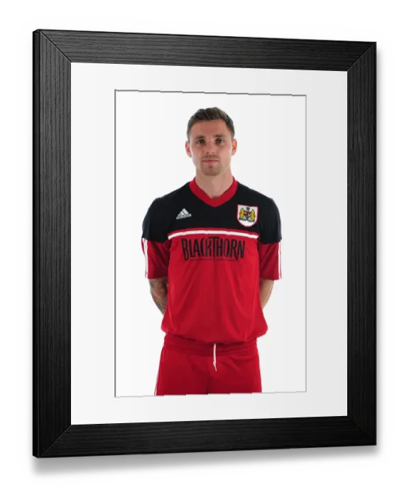 Framed Print : Bristol City Football Club: Paul Anderson's Focused Expression at Ashton Gate Stadium Framed Print : Bristol City Football Club: Paul Anderson's Focused Expression at Ashton Gate Stadium