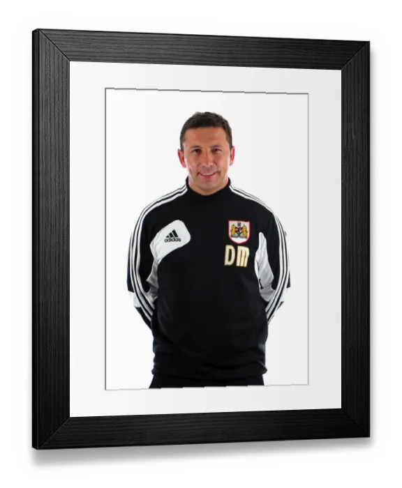 Framed Print : Bristol City FC: Training Sessions with Christian Ribeiro and Alan Hughes at Ashton Gate Stadium