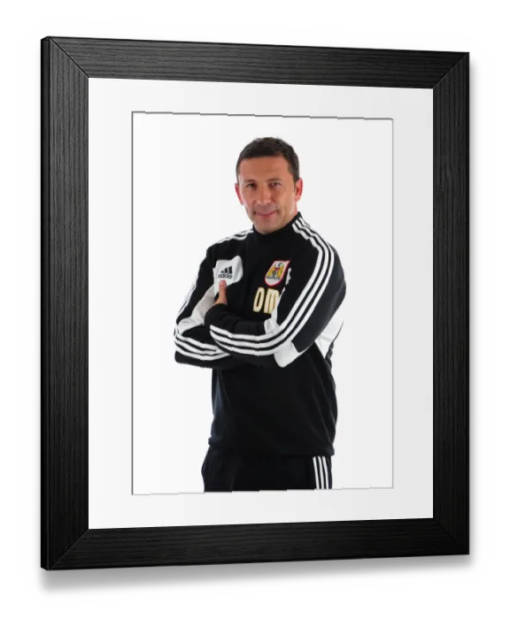 Framed Print : Bristol City Football Club: Nigel Spink, Goalkeeping Coach - Pre-Season Training at Ashton Gate Stadium Framed Print : Bristol City Football Club: Nigel Spink, Goalkeeping Coach - Pre-Season Training at Ashton Gate Stadium