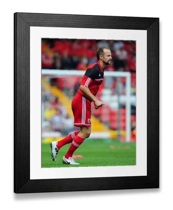 Framed Print : Louis Carey's Testimonial: Bristol City vs. Bristol Rovers, August 4, 2012