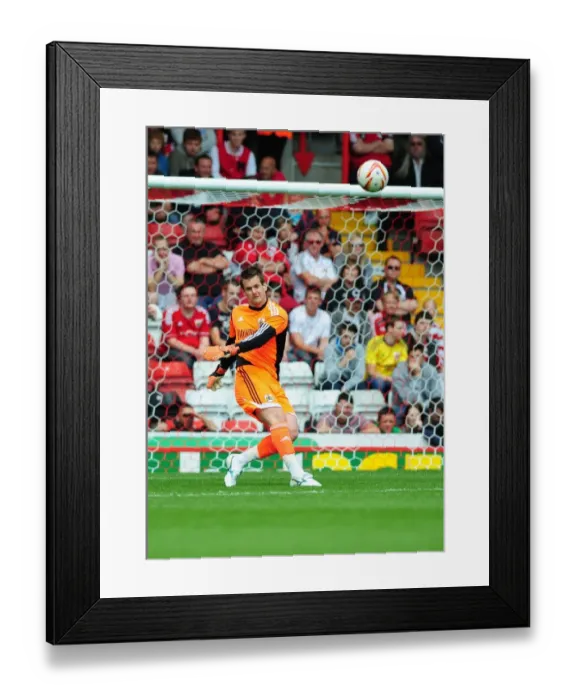 Framed Print : Bristol City's Tom Heaton Saves in Louis Carey Testimonial Match vs. Bristol Rovers (August 4, 2012) Framed Print : Bristol City's Tom Heaton Saves in Louis Carey Testimonial Match vs. Bristol Rovers (August 4, 2012)