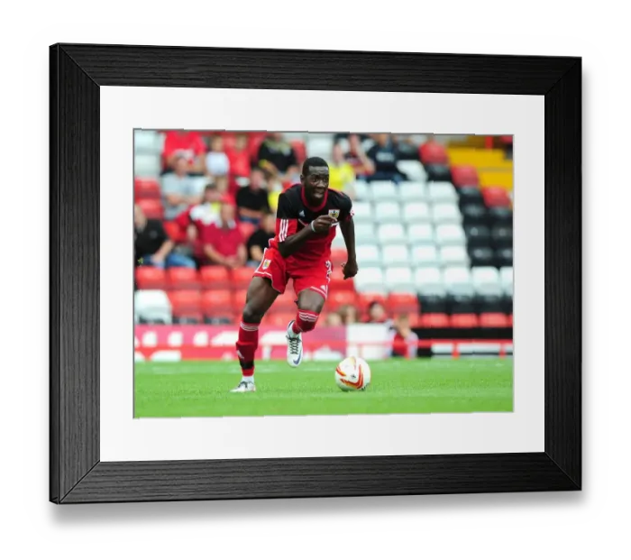 Framed Print : Bristol City's Yannick Bolasie Shines in Louis Carey Testimonial Match Against Bristol Rovers, 2012 Framed Print : Bristol City's Yannick Bolasie Shines in Louis Carey Testimonial Match Against Bristol Rovers, 2012