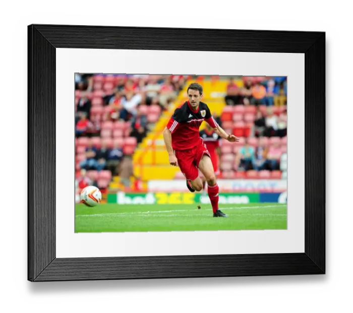 Framed Print : Bristol City's Cole Skuse in Action at Louis Carey's Testimonial, Ashton Gate Stadium (August 4, 2012) Framed Print : Bristol City's Cole Skuse in Action at Louis Carey's Testimonial, Ashton Gate Stadium (August 4, 2012)