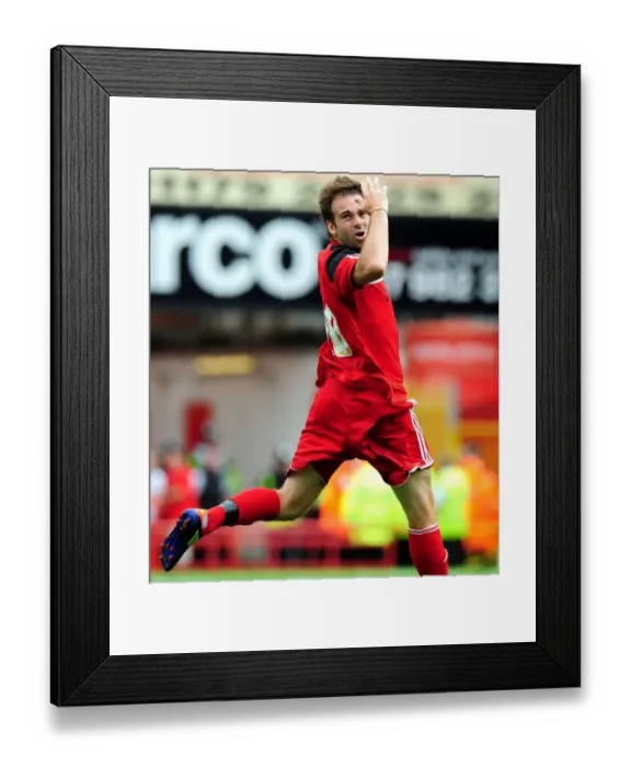 Framed Print : Brett Pitman Scores in Louis Carey's Testimonial: Bristol City vs. Bristol Rovers, 2012 Framed Print : Brett Pitman Scores in Louis Carey's Testimonial: Bristol City vs. Bristol Rovers, 2012