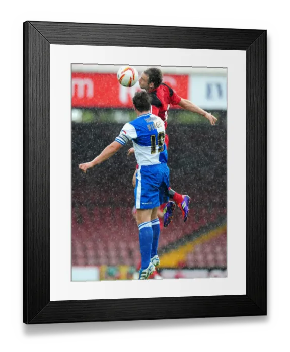 Framed Print : Battling for Supremacy: Brett Pitman vs. Adam Virgo in the Louis Carey Testimonial, Bristol City vs. Bristol Rovers (Football Friendly, August 2012) Framed Print : Battling for Supremacy: Brett Pitman vs. Adam Virgo in the Louis Carey Testimonial, Bristol City vs. Bristol Rovers (Football Friendly, August 2012)