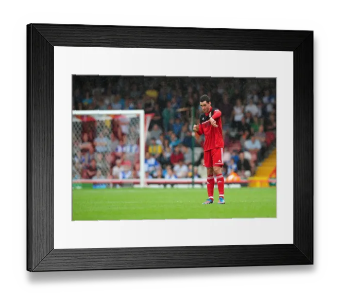 Framed Print : Greg Cunningham in Action at Louis Carey's Testimonial, Ashton Gate Stadium (August 4, 2012) Framed Print : Greg Cunningham in Action at Louis Carey's Testimonial, Ashton Gate Stadium (August 4, 2012)