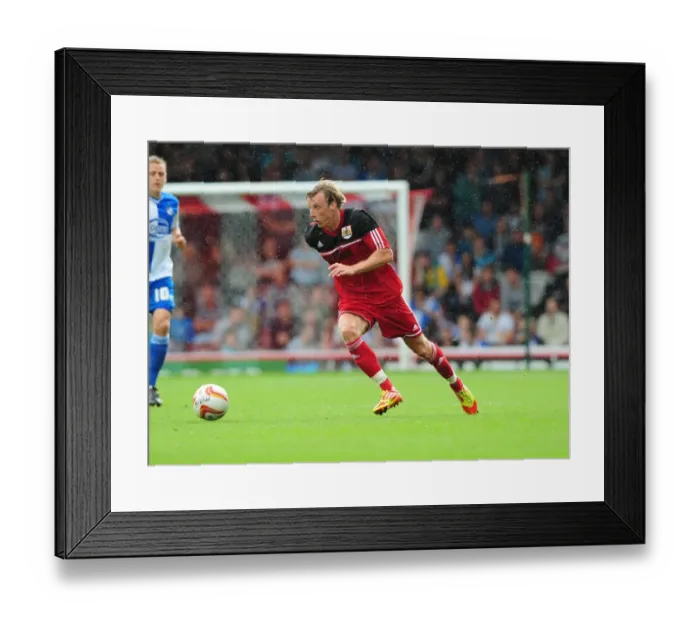 Framed Print : Martyn Woolford's Star Turn in Louis Carey's Testimonial (August 4, 2012)