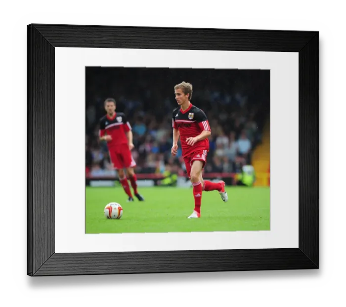 Framed Print : Bristol City's Joe Bryan in Action at Louis Carey's Testimonial, Ashton Gate Stadium (August 4, 2012) Framed Print : Bristol City's Joe Bryan in Action at Louis Carey's Testimonial, Ashton Gate Stadium (August 4, 2012)