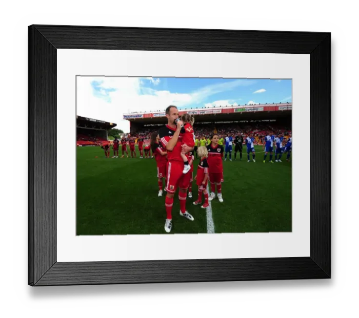 Framed Print : Louis Carey's Farewell: A Special Bristol City Testimonial at Ashton Gate (vs. Bristol Rovers, August 4, 2012)