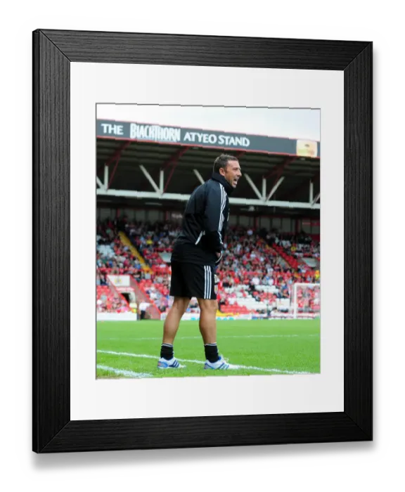 Framed Print : Derek McInnes Leads Bristol City in Louis Carey's Testimonial Match (2012) Framed Print : Derek McInnes Leads Bristol City in Louis Carey's Testimonial Match (2012)